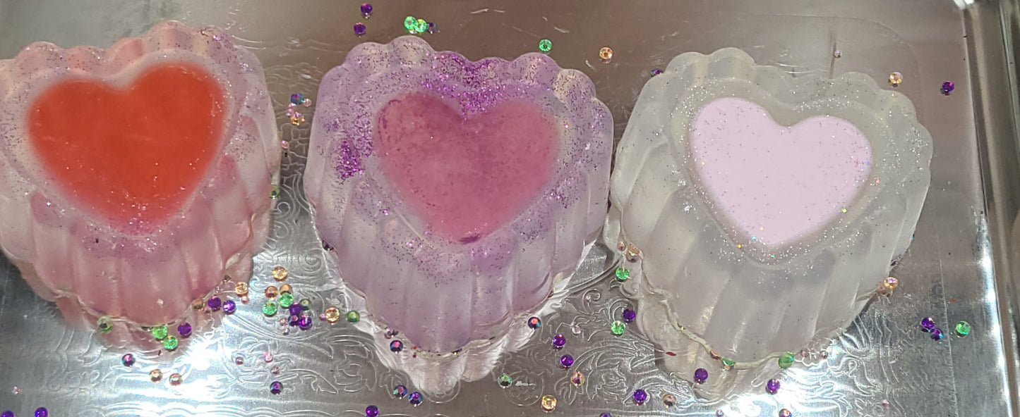 "See Through to My Heart" Crystal Cleansing Bars