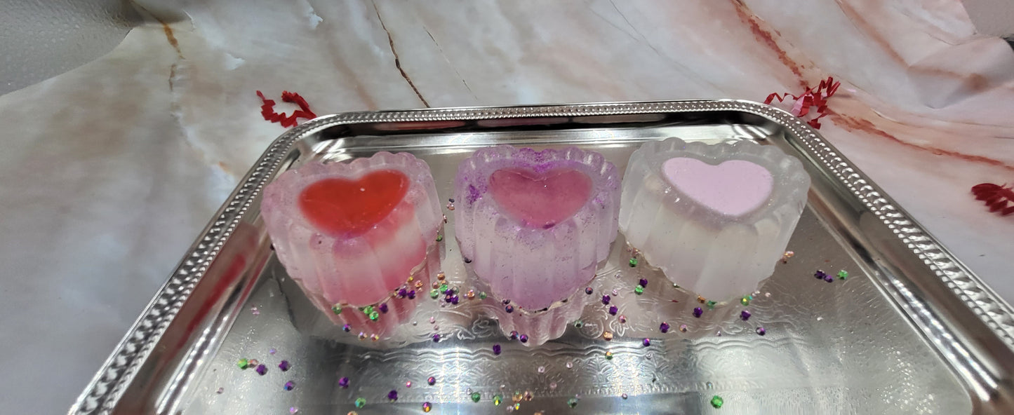 "See Through to My Heart" Crystal Cleansing Bars